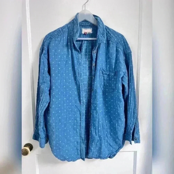 Anthropologie Pilcro Cotton Buttondown Size M - Picture 7 of 7